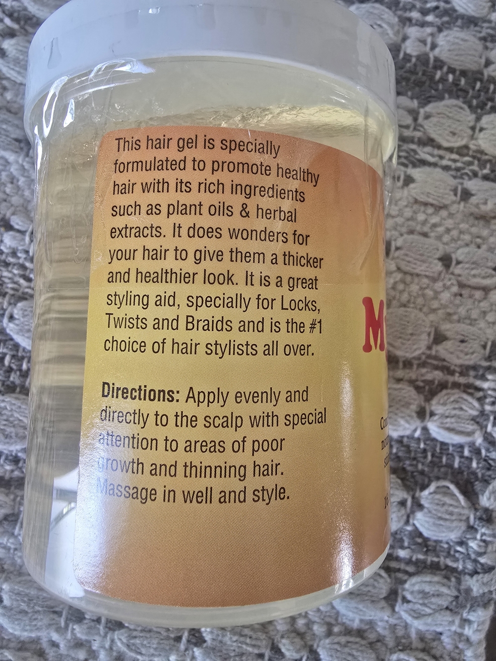 Joie Naturals MyGel Hair Gel - Yellow & Pink Label - Picture 3 of 5